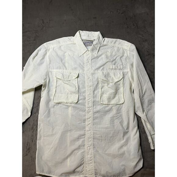 Mens Bimini Bay Outfitters Vented Fishing Shirt - Long Sleeve - Size L - Picture 1 of 7